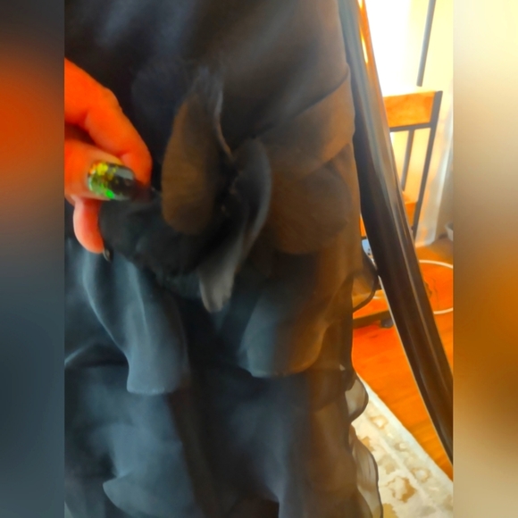 Saison Blanche Black Cocktail Dress - Size 12 - Picture 11 of 11